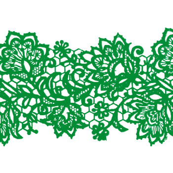 Кружево № 7 Зеленое Н-60 (3шт)