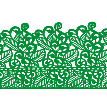 Мереживо №10 Зелене Н-60 (3шт)