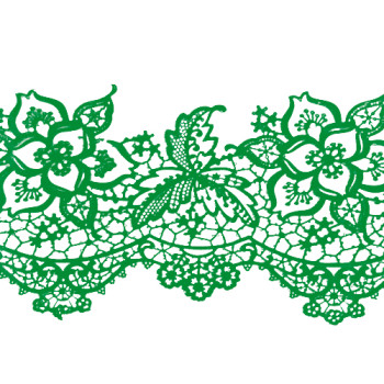 Мереживо №11 Зелене Н-60 (3шт)