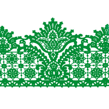 Кружево №14 Зеленое Н-60 (3шт)