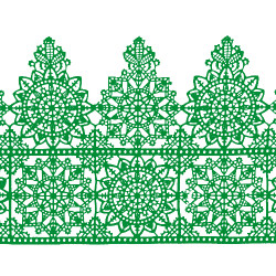 Мереживо №15 Зелене Н-60 (3шт) Мереживо №15 Зелене Н-60 (3шт)