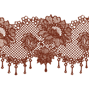 Мереживо № 1 Коричнева Н-60 (3шт)