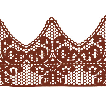 Кружево № 2 Коричневое Н-60 (3шт)