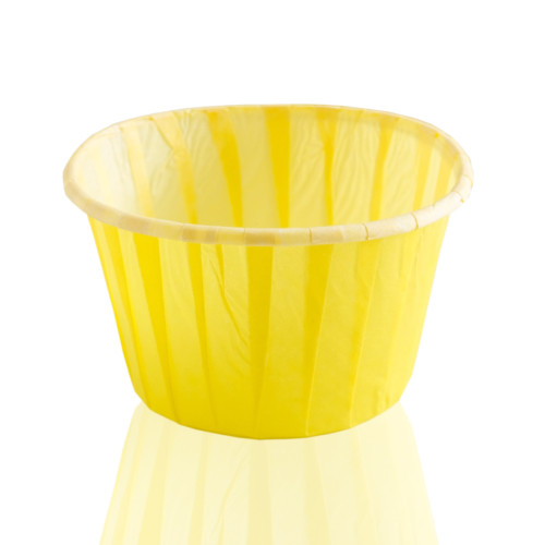 Паперова формочка з посиленим бортиком (Жовта), 45 х 45мм Паперова формочка з посиленим бортиком (Жовта), 45 х 45мм