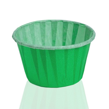 Паперова формочка з посиленим бортиком (Зелена), 45 х 45мм