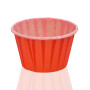 Паперова формочка з посиленим бортиком (Червона), 45 х 45мм
