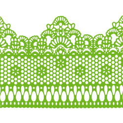 Мереживо № 3 Салатове Н-60 (3шт) Мереживо № 3 Салатове Н-60 (3шт)
