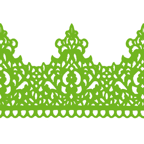 Мереживо № 5 Салатове Н-60 (3шт)