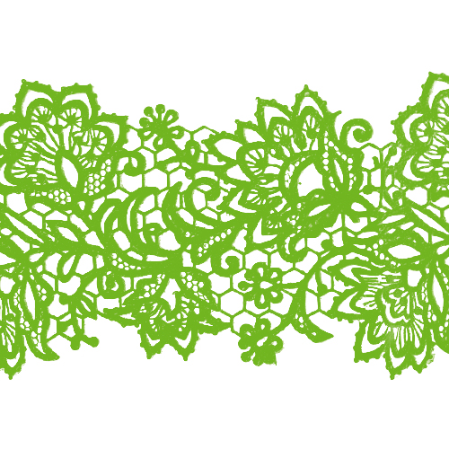 Кружево № 7 Салатовое Н-60 (3шт)