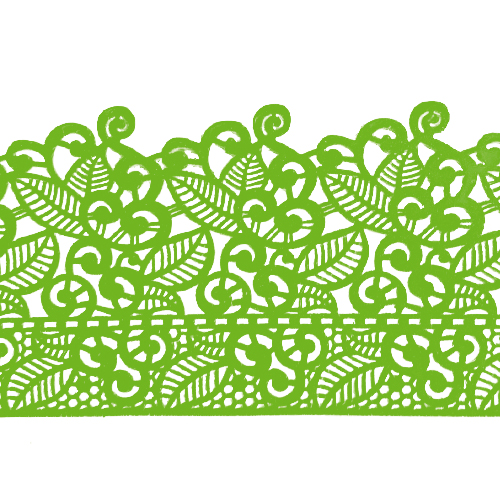Кружево №10 Салатовое Н-60 (3шт)