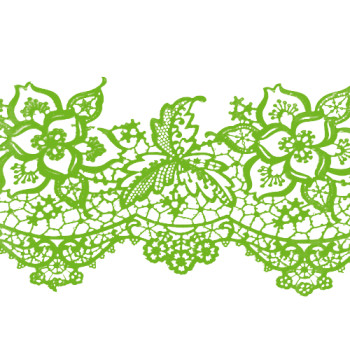 Мереживо №11 Салатове Н-60 (3шт)