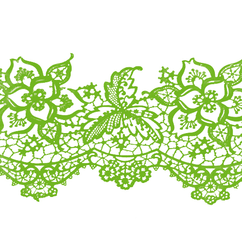 Мереживо №11 Салатове Н-60 (3шт)