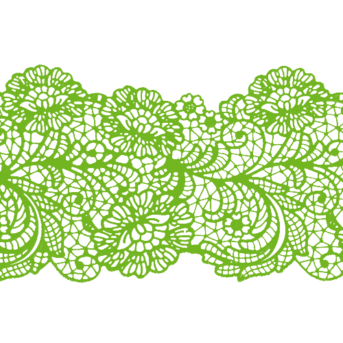 Мереживо №12 Салатове Н-60 (3шт)