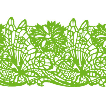 Мереживо №13 Салатове Н-60 (3шт)