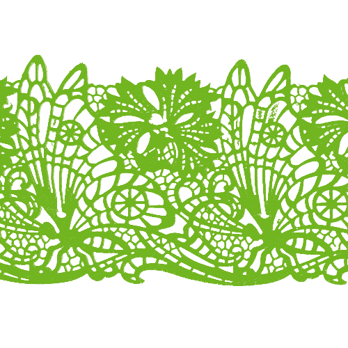 Мереживо №13 Салатове Н-60 (3шт)