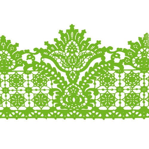 Мереживо №14 Салатове Н-60 (3шт)