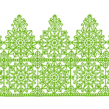 Кружево №15 Салатовое Н-60 (3шт)