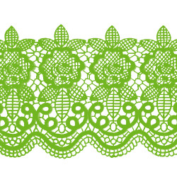 Мереживо №16 Салатове Н-60 (3шт)