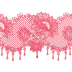 Мереживо № 1 Рожеве Н-60 (3шт) Мереживо № 1 Рожеве Н-60 (3шт)