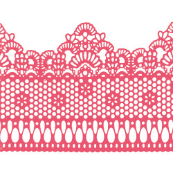 Мереживо № 3 Рожеве Н-60 (3шт) Мереживо № 3 Рожеве Н-60 (3шт)