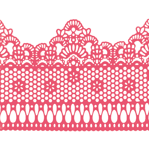 Мереживо № 3 Рожеве Н-60 (3шт)