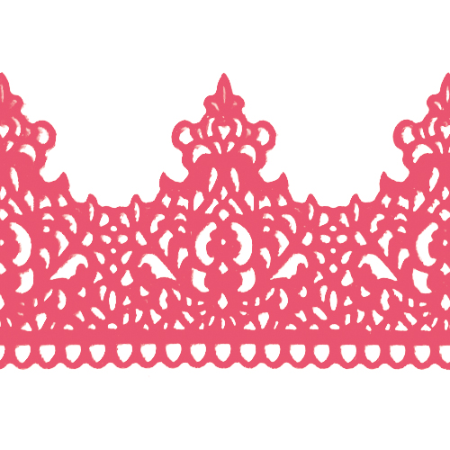 Мереживо № 5 Рожеве Н-60 (3шт)