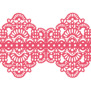 Кружево № 6 Розовое Н-60 (3шт)