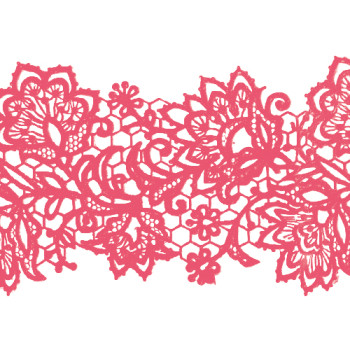 Кружево № 7 Розовое Н-60 (3шт)