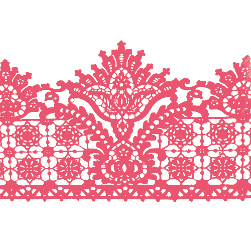 Мереживо №14 Рожеве Н-60 (3шт)