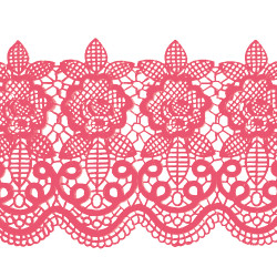 Мереживо №16 Рожеве Н-60 (3шт) Мереживо №16 Рожеве Н-60 (3шт)