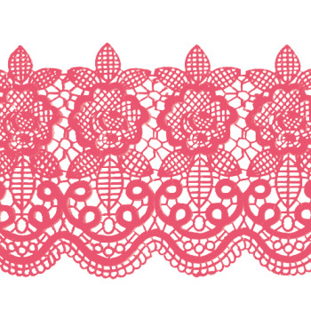 Кружево №16 Розовое Н-60 (3шт)