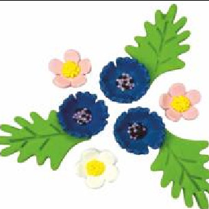 Набір кондитерських цукрових прикрас  