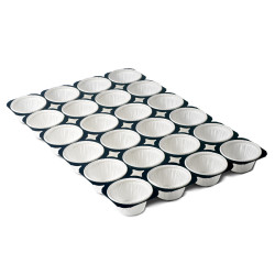 Форма для мафінів групова біла, d50хh40 х24шт