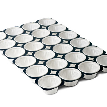 Форма для мафінів групова біла, d50хh40 х24шт