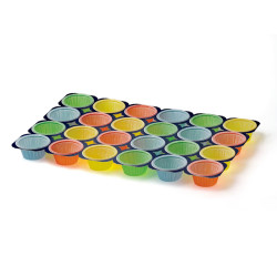 Форма для мафінів групова кольорова, d50хh40 х24шт Форма для мафінів групова кольорова, d50хh40 х24шт