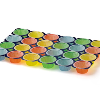 Форма для мафінів групова кольорова, d50хh40 х24шт