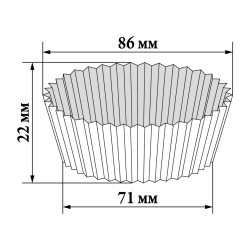 9 (D71хH22) Тарталетка 9 (D71хH22) Тарталетка
