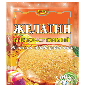 Желатин (Швидкорозчинний) 15г/270шт