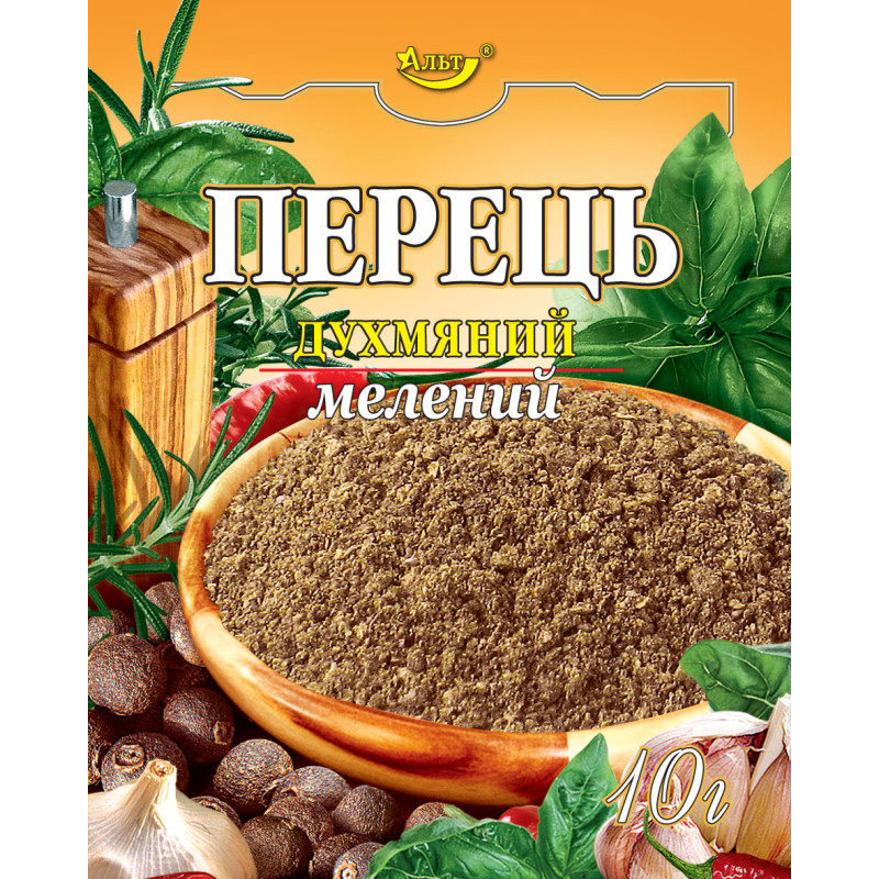Перець духмяний мелений 10г (ДМ-10) / 180шт