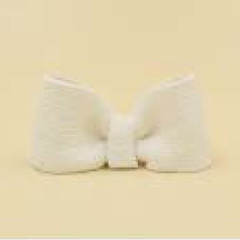 Бант метелик білий (110х60) /24шт