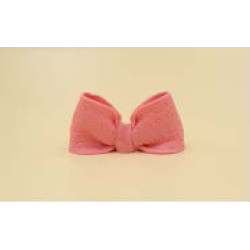 Бант метелик рожевий (110х60) / 24шт