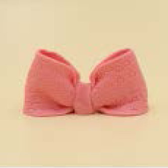 Бант метелик рожевий (110х60) /24шт