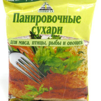 Панірувальні сухарі 200 гр. / 10 шт.