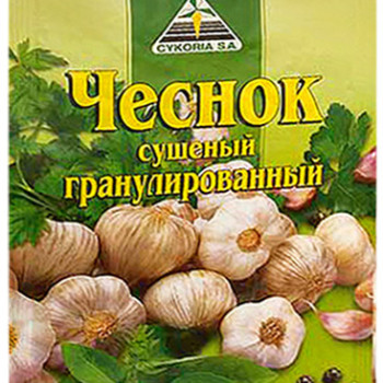Часник сушений гранульований 20 гр. / 50 шт.