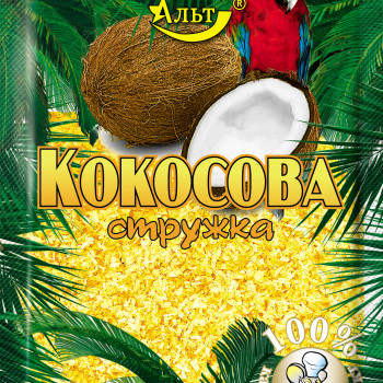 Кокосова стружка (Жовта) 25г / 200шт