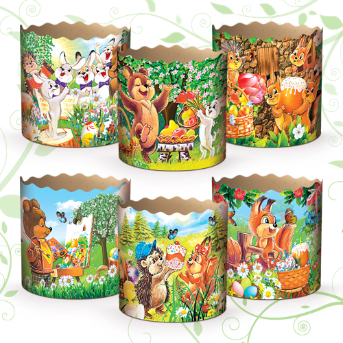 (90х85) Паперова форма для пасок 