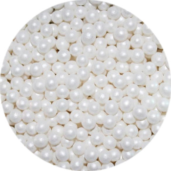 Посипання бісер (Біла перлина 5мм).