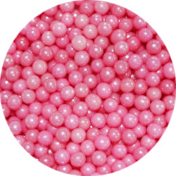 Посипання бісер (Перли рожевий 5мм).