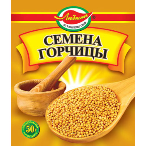 Гірчиця ціла 50г / 80шт Гірчиця ціла 50г / 80шт