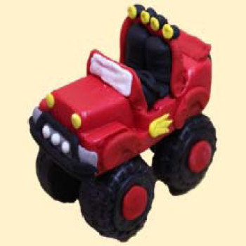 Монстр Трак червоний /12шт  ***